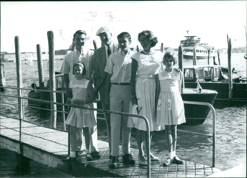 Stewart Family's Holiday in Venice - Vintage Photograph