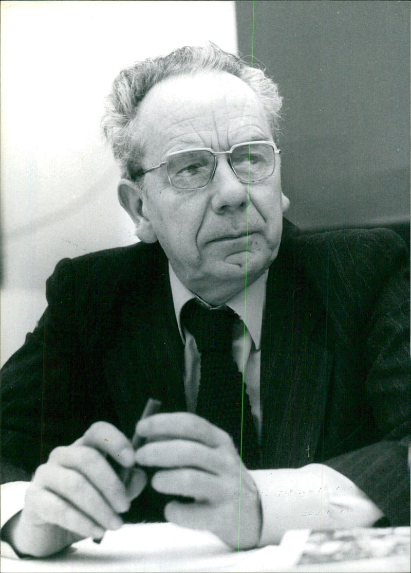 Jacques Chambaz, French Communist Party member - Vintage Photograph
