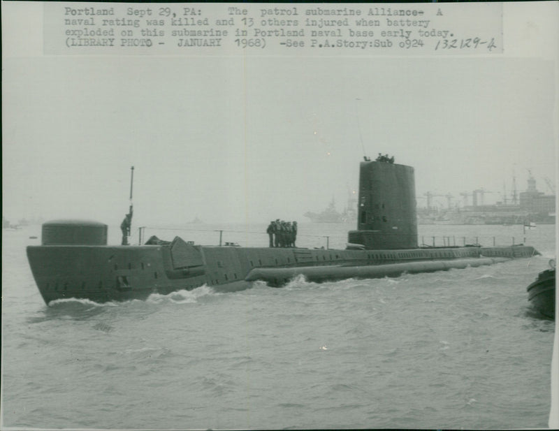 The patrol submarine Alliance - Vintage Photograph