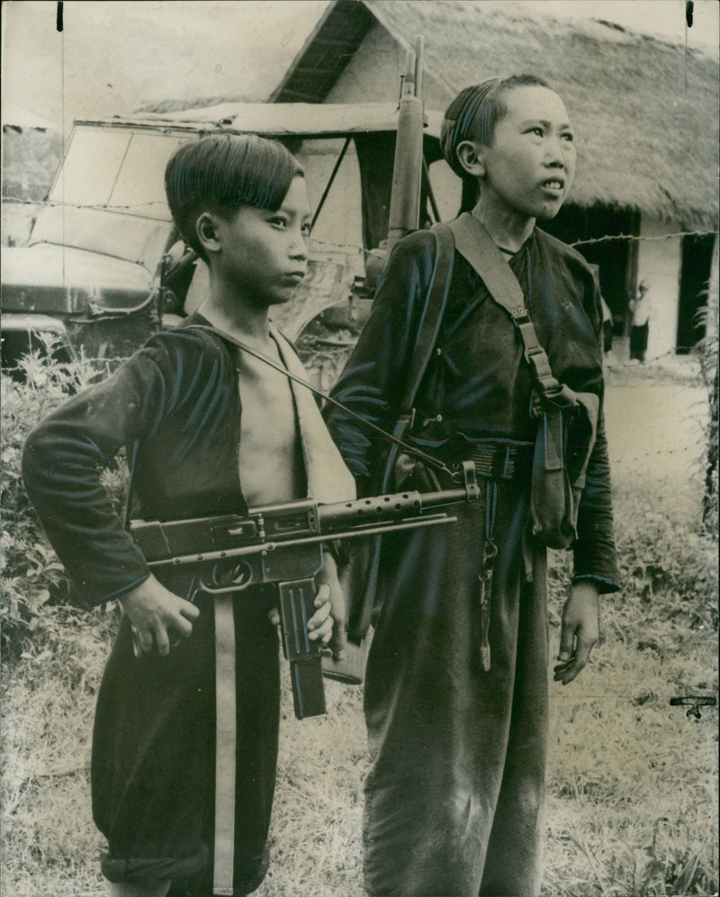 Laos War. - Vintage Photograph