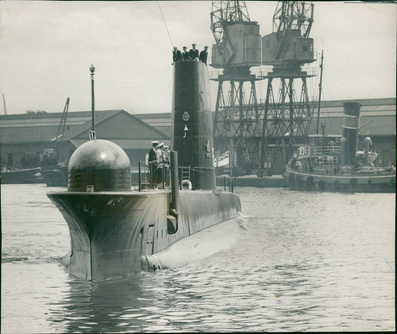 Submarine Grampus - Vintage Photograph