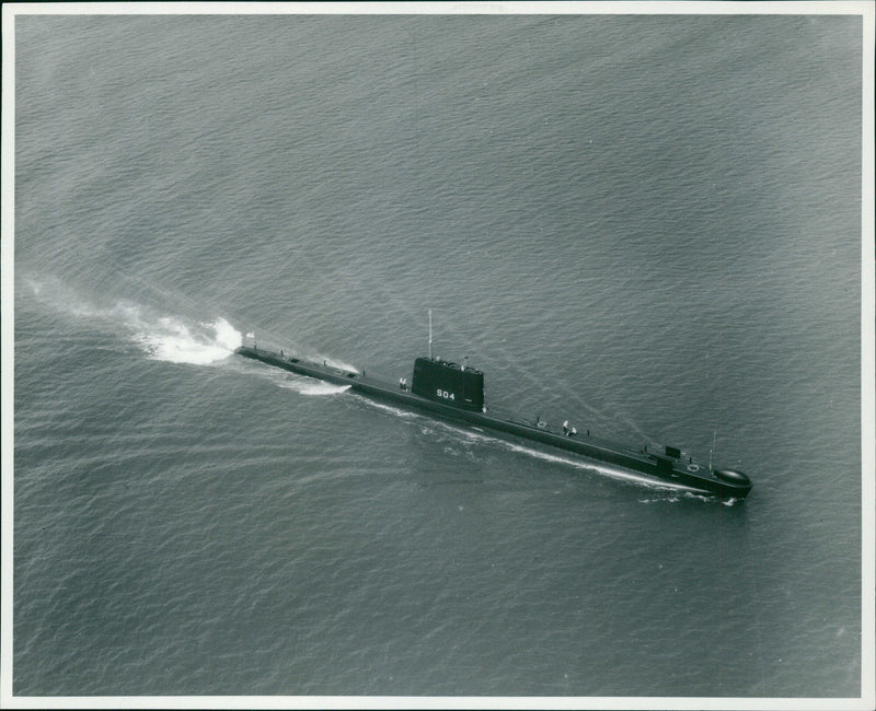 Submarine Grampus - Vintage Photograph