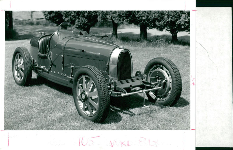 Bugatti cars. - Vintage Photograph