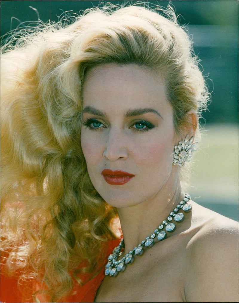 Jerry Hall American model - Vintage Photograph