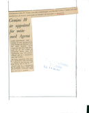 The astronauts John W. Young and Michael Collins were assisted by drawings in the control of Gemini 10 - Vintage Photograph