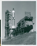 Titan II is put into place at Complex 19 - Vintage Photograph