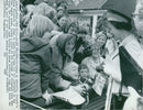 English Queen Elizabeth II during her Silver Jubilee River Progress - Vintage Photograph