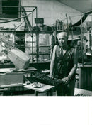 Torsten Renqvist in "The Sculptor's Face" - Vintage Photograph