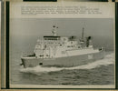 european trader ship - Vintage Photograph