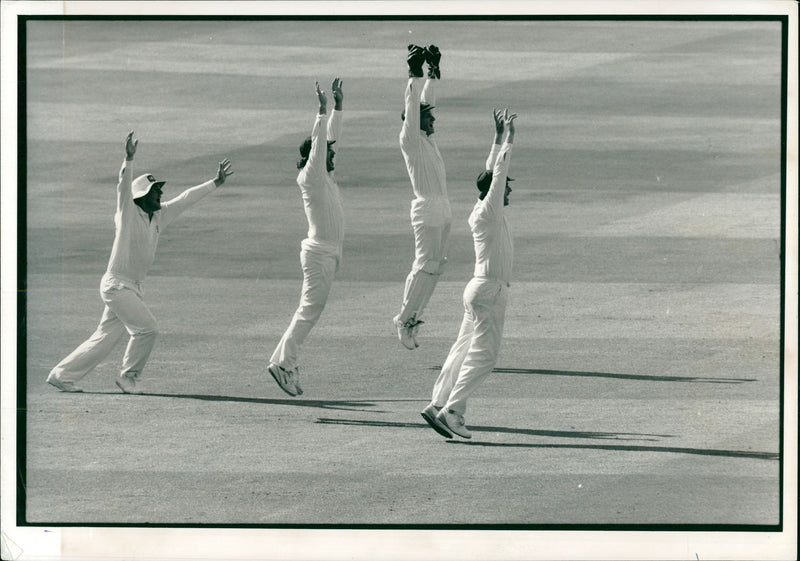 australian team - Vintage Photograph
