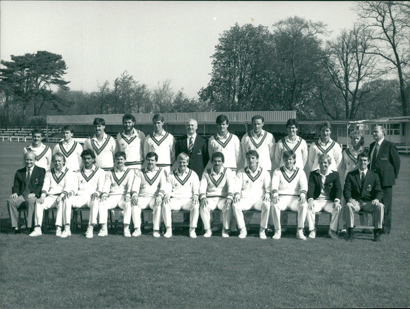 Cricket (1982) glamorgan country cricket club. - Vintage Photograph