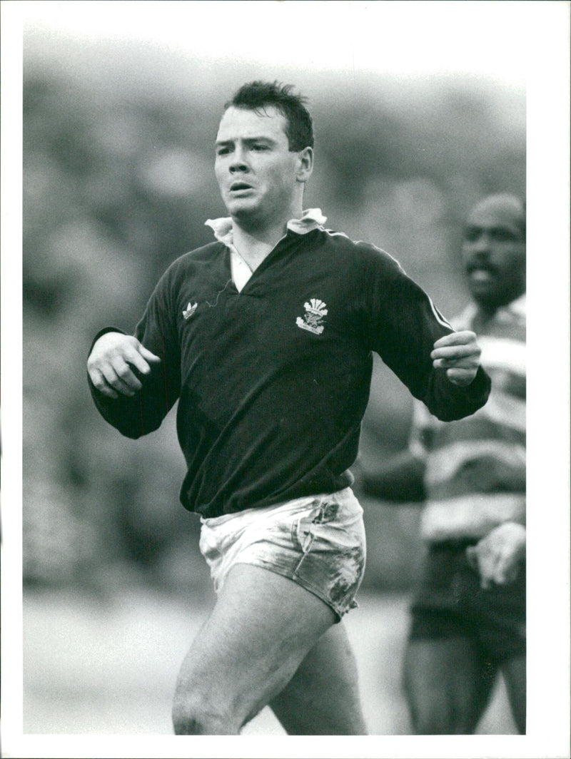 Ieuan Evans Rugby player. - Vintage Photograph