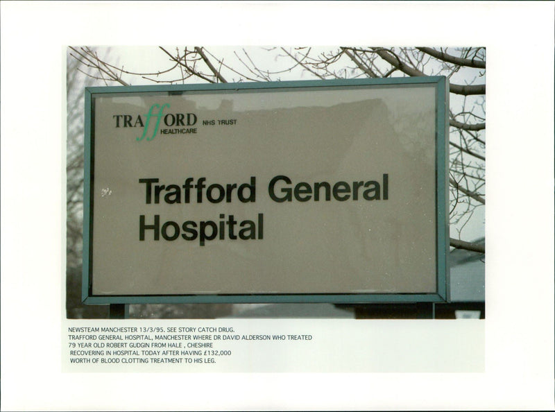 Trafford General Hospital. - Vintage Photograph