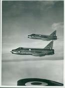 Lightning Strike On Aircraft: - Vintage Photograph