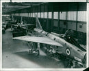 Lightning Strike On Aircraft:The lighting on the faul. - Vintage Photograph
