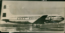 A Douglas DC-6B airliner crashed in the sea in 1954 - Vintage Photograph