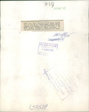 Ejection air craft: peter howard being ejecte of  an air craft - Vintage Photograph
