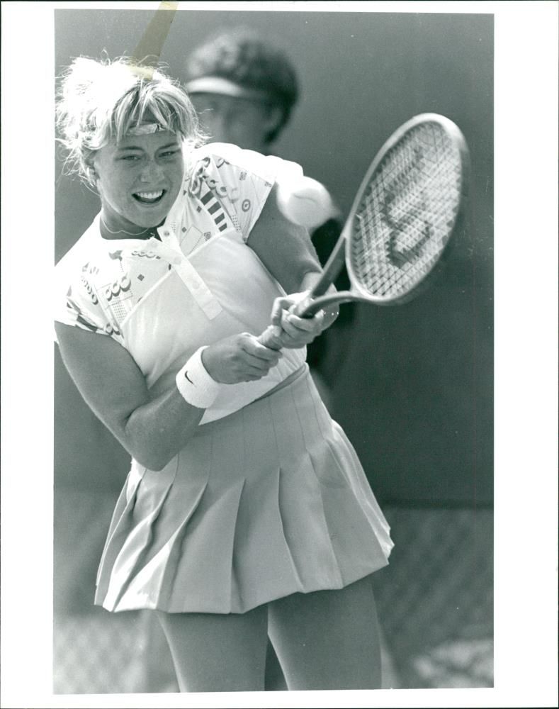 Susan Sloane, US open 1989. - Vintage Photograph