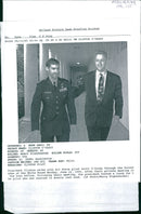 Scott O'Grady with President Clinton. - Vintage Photograph