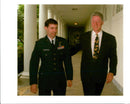 Scott O'Grady with President Clinton. - Vintage Photograph