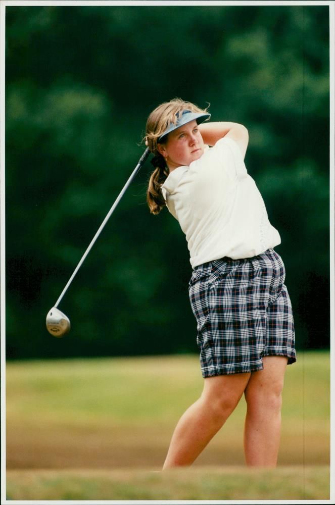 Golfer Gillian Nutter - Vintage Photograph