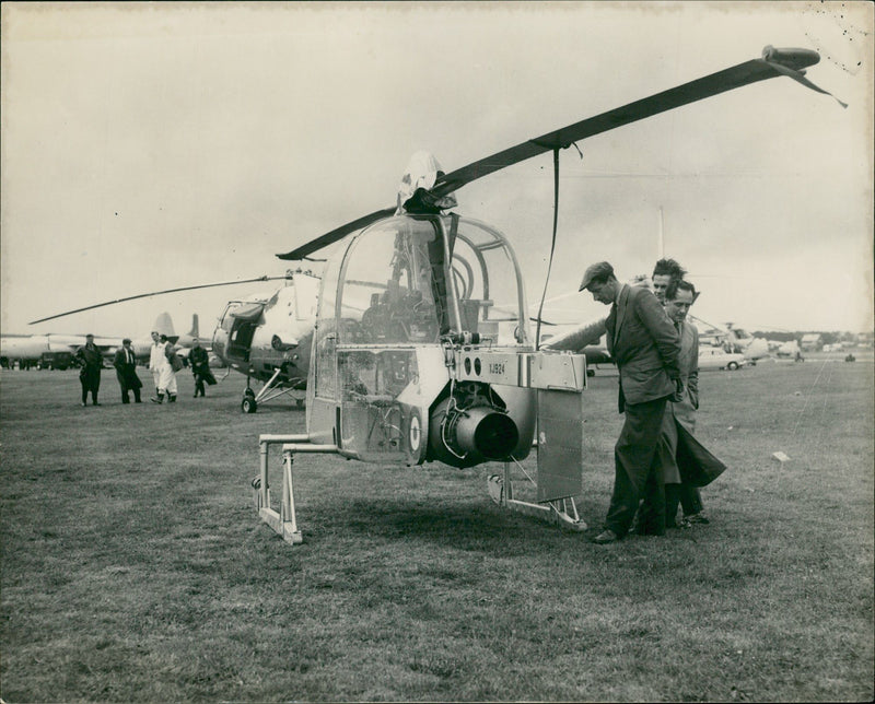 Fairey Ultra-light Helicopter - Vintage Photograph