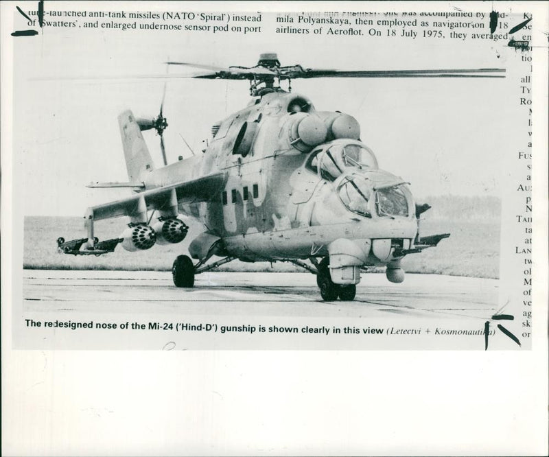 Mil Mi-24 - Vintage Photograph