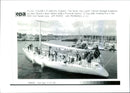 The Italian maxi Yacht Venice Passage. - Vintage Photograph