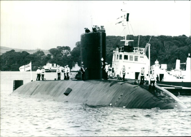 Swiftsure Class Submarine - Vintage Photograph