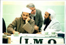 Faiz Siddiqi, Dr. Kalim Siddiqi and Mavlana Pir Mohammed Abdul Wahab Siddiqi. - Vintage Photograph