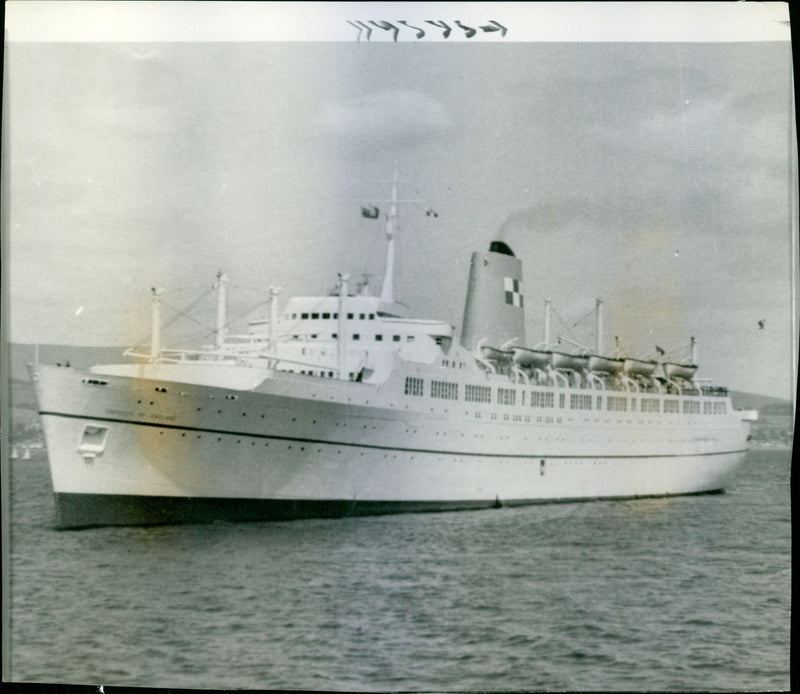 Ocean liner "Empress of England" - Vintage Photograph