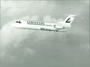 Linjeflyg, Swedish Domestic Airline, Fokker F28-4000. - Vintage Photograph