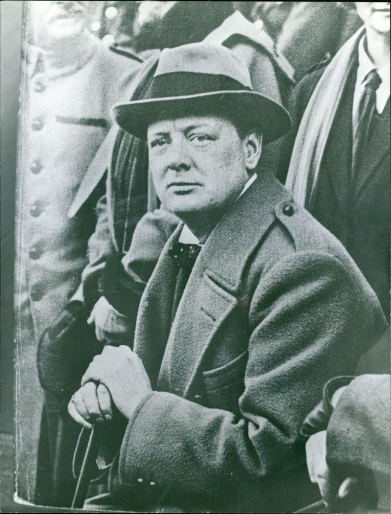 Vintage photograph of Sir Winston Churchill, as the young Minister for War - Vintage Photograph