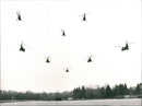 Marine: Helicopter - Vintage Photograph