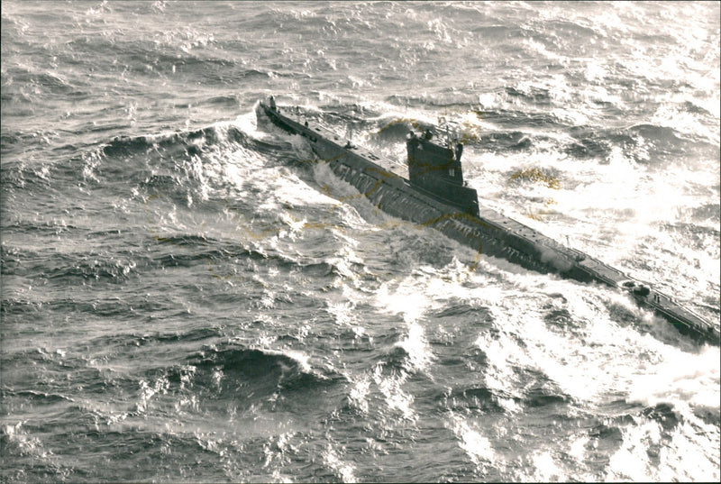 Soviet submarines - Vintage Photograph