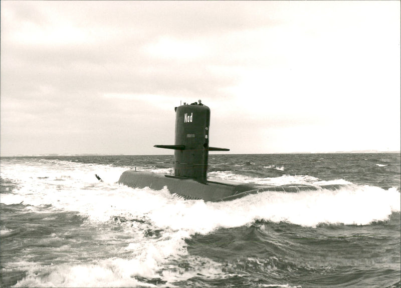 Najad Navy Submarine - Vintage Photograph