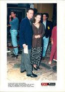 Christopher Lambert with wife Diane Lane the night they announced their separation. - Vintage Photograph