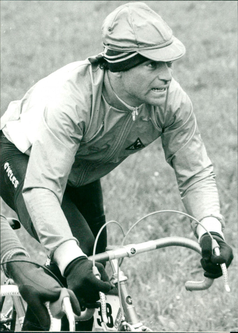 Tour de Romandie Cyclist - Vintage Photograph