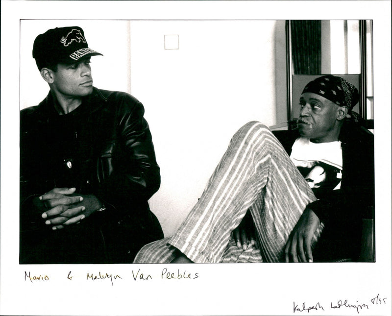 Mario and Melvyn Van Peebles - Vintage Photograph
