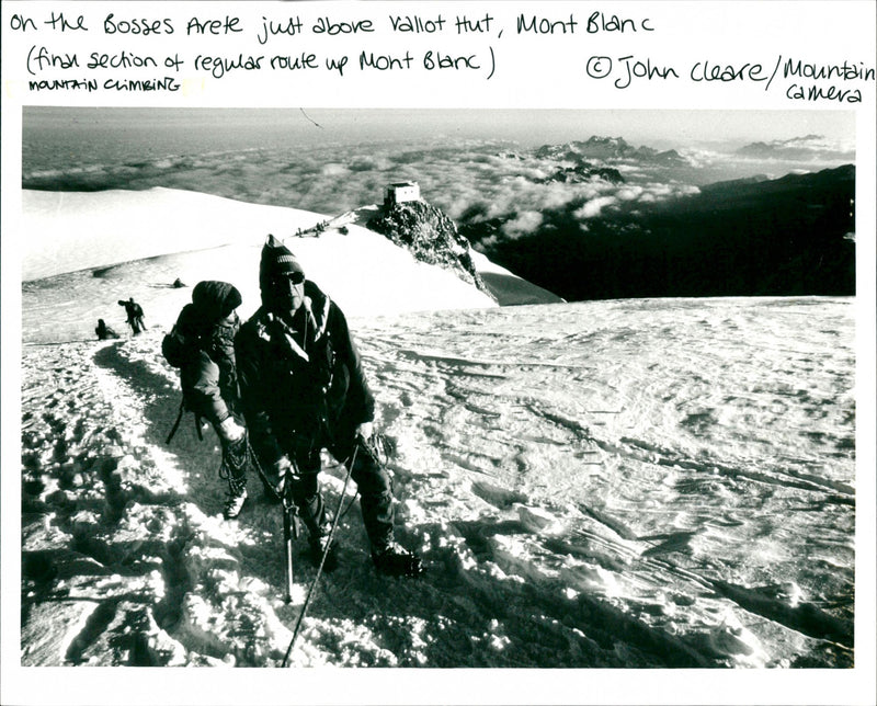 Mountain Climbing - Vintage Photograph
