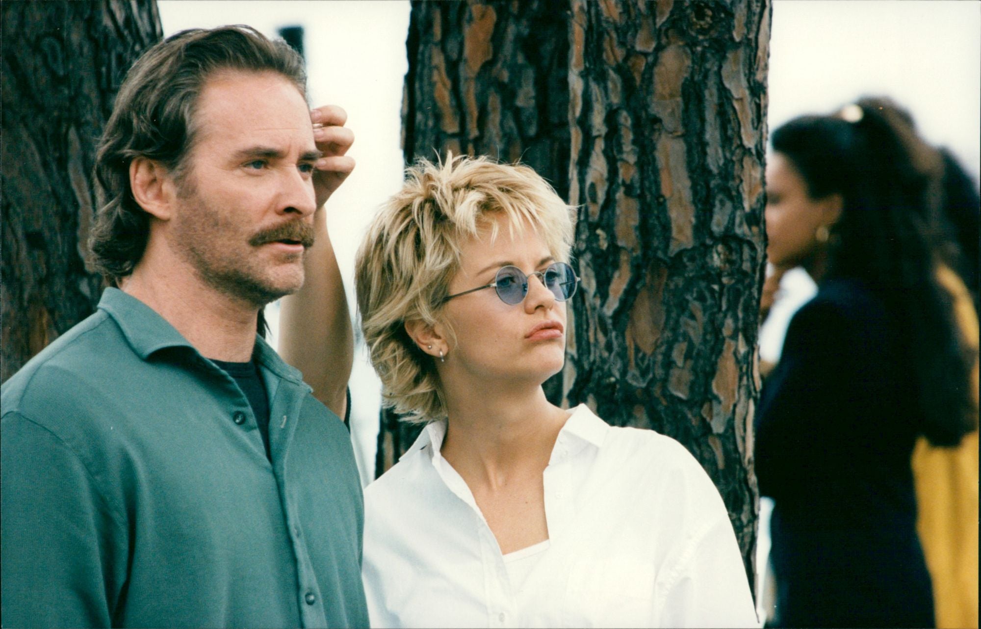 Actors Kevin Kline and Meg Ryan on the filming of 