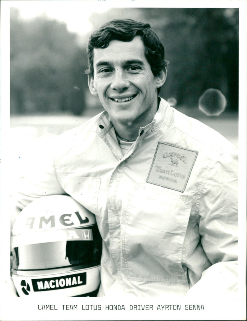 Ayrton Senna - Vintage Photograph
