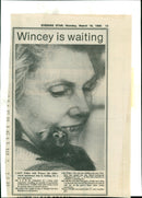 Lady Rosamund Fisher of Kilverstone Wildlife Park - Vintage Photograph