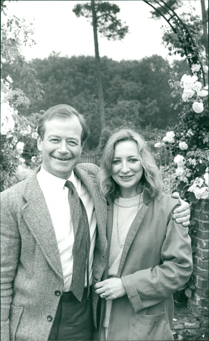 British politician Kenneth Carlisle and his wife Carla Carlisle - Vintage Photograph