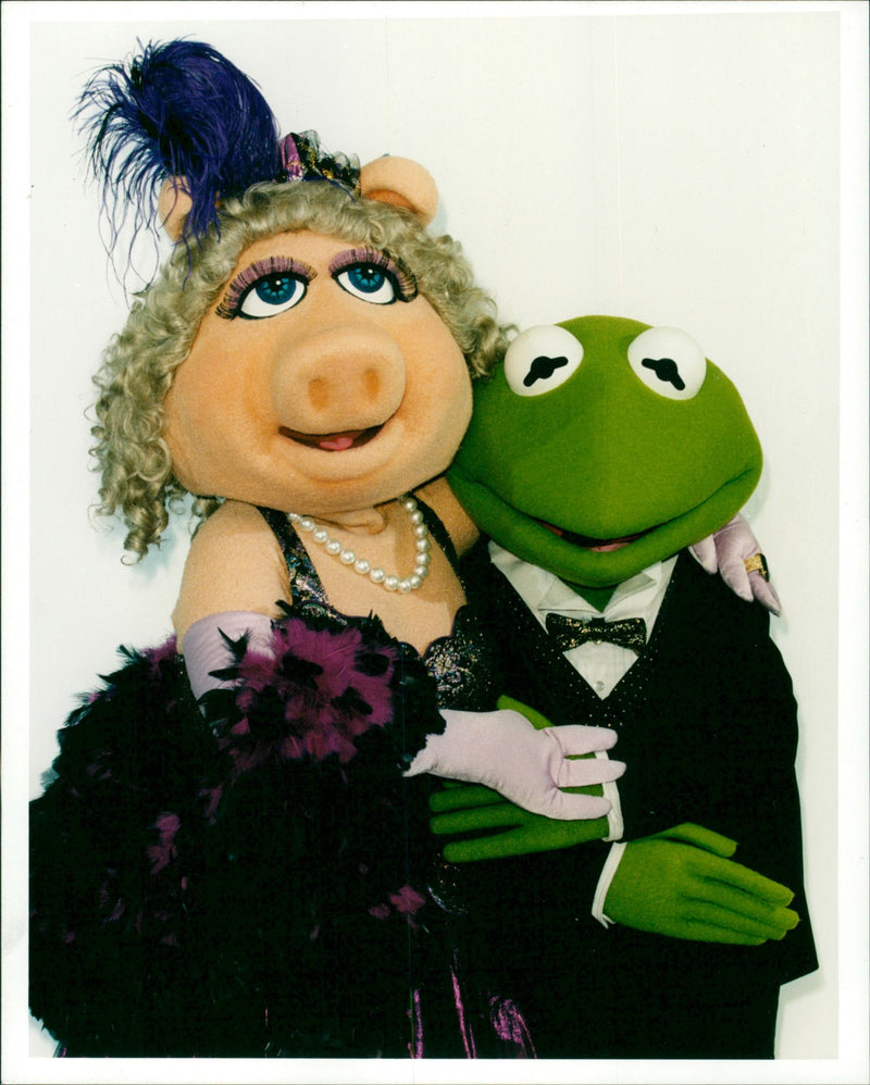Miss Piggy and Kermit in the Dogs - Vintage Photograph