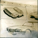 Mercedes-Benz 350 SL - Vintage Photograph