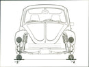 Volkswagen Sketches - Vintage Photograph