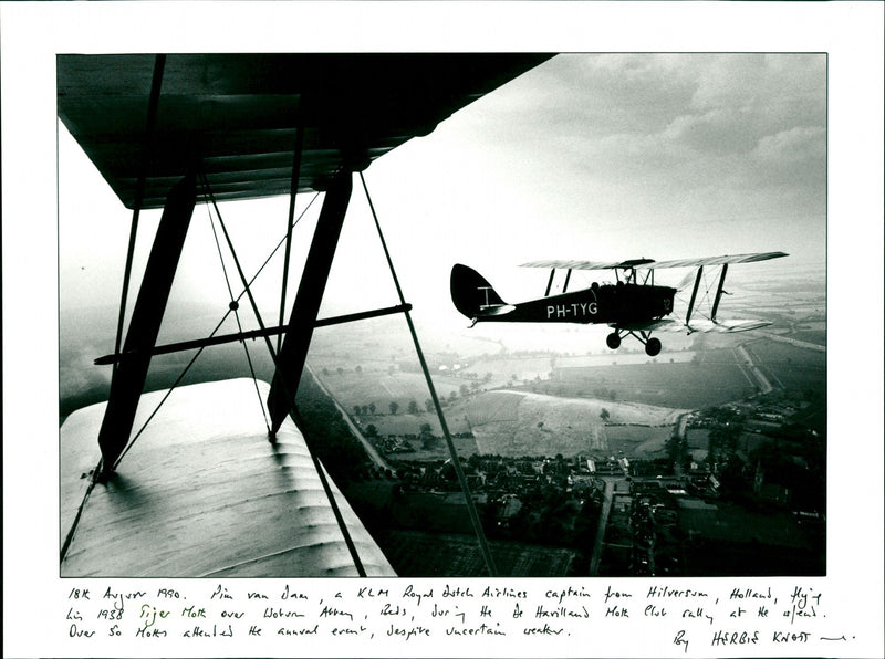 Tiger Moth - Vintage Photograph