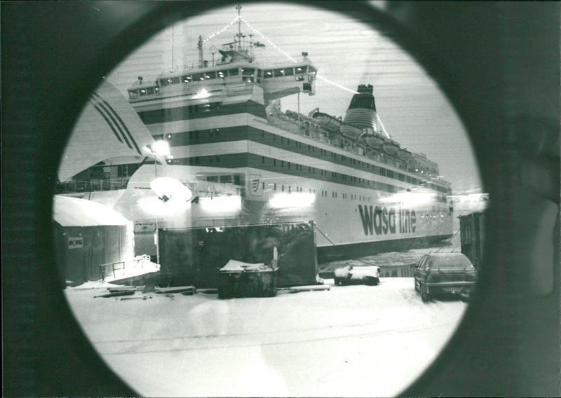 Shipping / Silja Line - Vintage Photograph