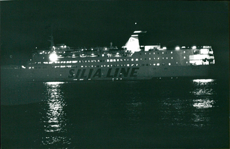 Shipping / Silja Line - Vintage Photograph